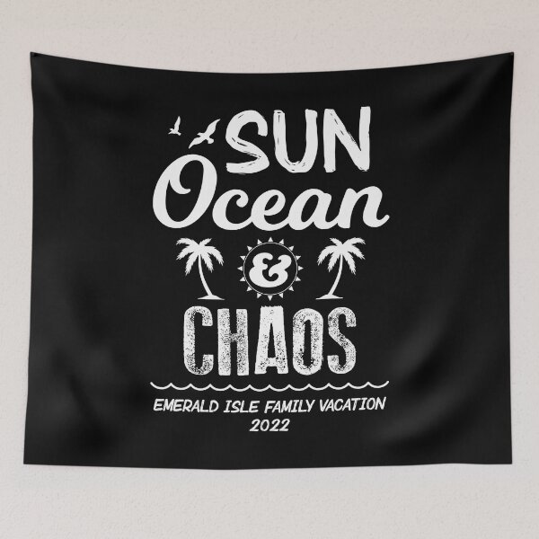 Item preview, Sun Ocean Chaos Emerald Isle Family Vacation 2022 design designed and sold by jakehughes2015.