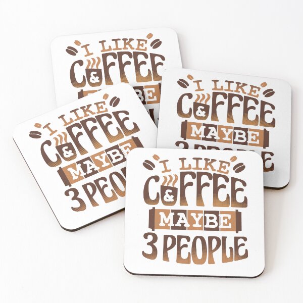 Item preview, I Like Coffe And Maybe 3 People Funny Coffee Lover Melanated Design -Top Of The Mornin Coffee- designed and sold by PROMEN Creativity.