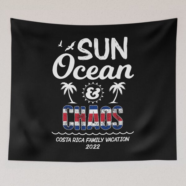 Item preview, Sun Ocean Chaos Costa Rica Family Vacation 2022 print designed and sold by jakehughes2015.