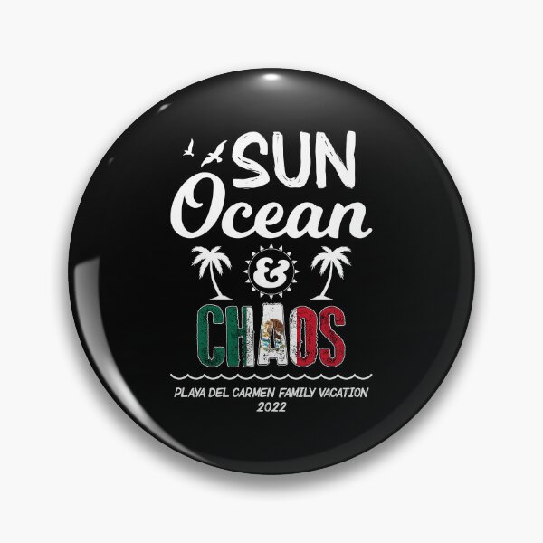 Item preview, Ocean Chaos Mexico Playa Del Carmen Family Vacation 2022 graphic designed and sold by jakehughes2015.