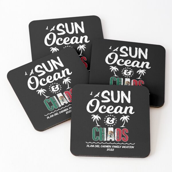 Item preview, Ocean Chaos Mexico Playa Del Carmen Family Vacation 2022 graphic designed and sold by jakehughes2015.