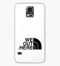 Funda/vinilo para Samsung Galaxy Nosotros aquí afuera (negro)