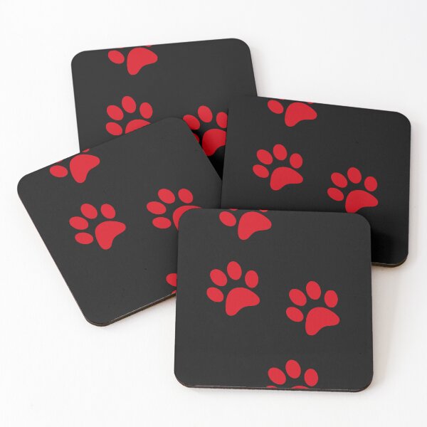 Item preview, Adorable red paws print  designed and sold by PolarBear19.