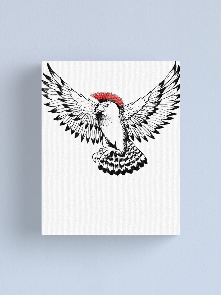 Cobra Kai Hawk tattoo Canvas Print for Sale by popmonster  Redbubble