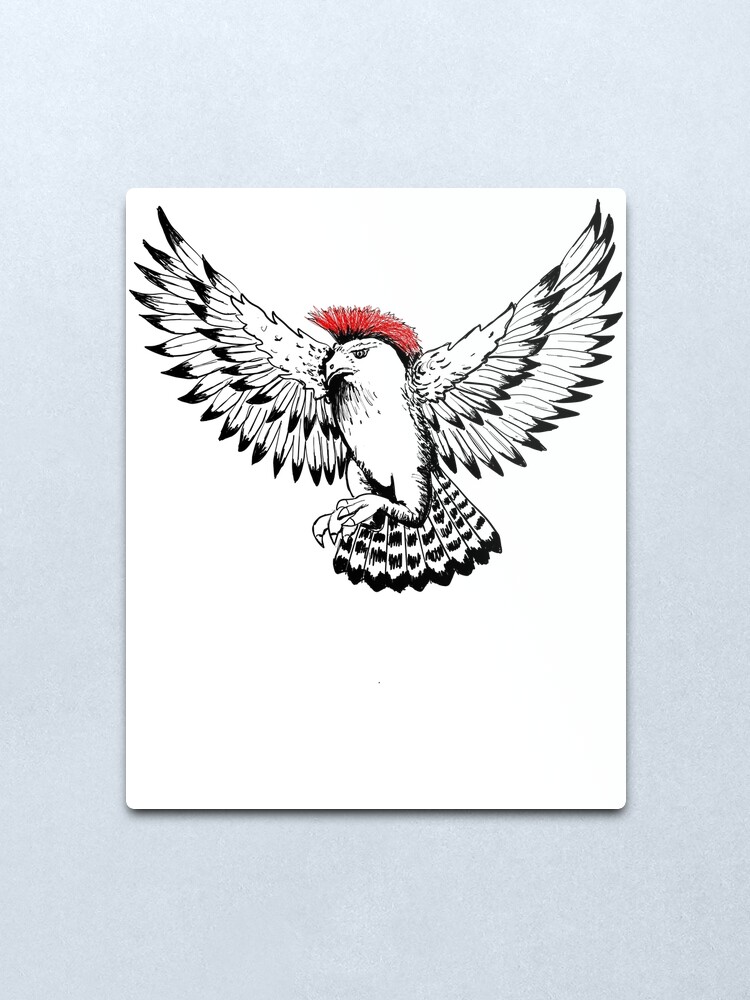 "Cobra Kai Hawk tattoo" Metal Print for Sale by popmonster Redbubble