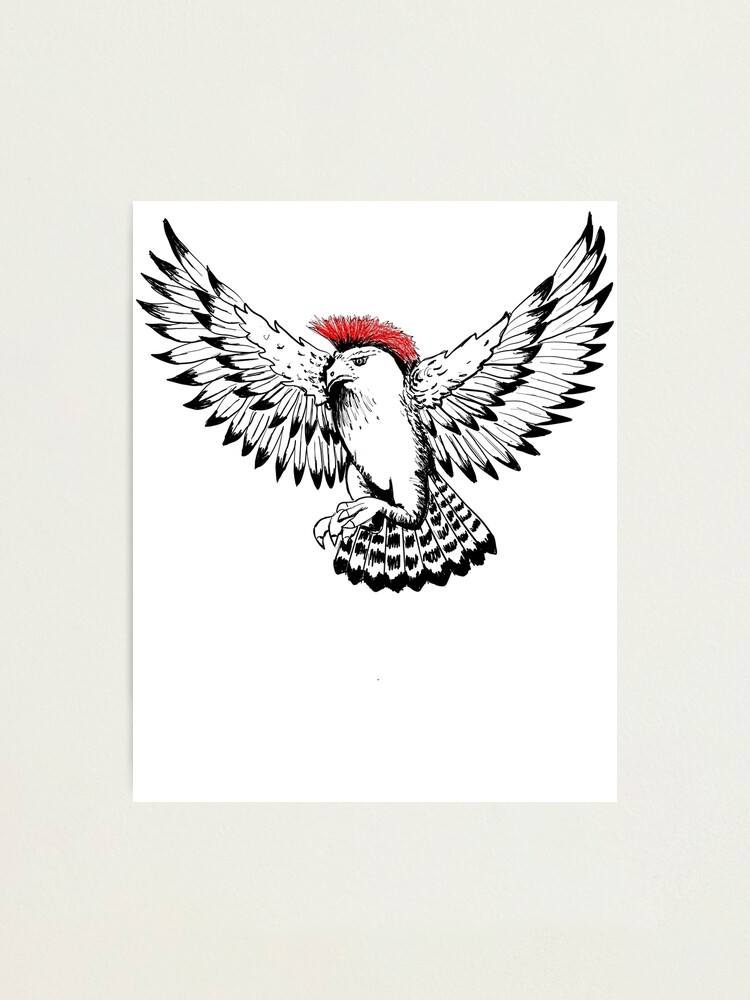 Tattoo Eagle Tribal Style' Sticker | Spreadshirt
