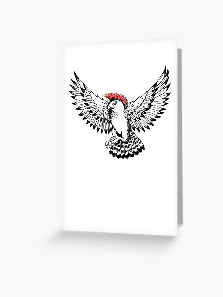 Copy of Cobra Kai Hawk clean Greeting Card for Sale by popmonster   Redbubble