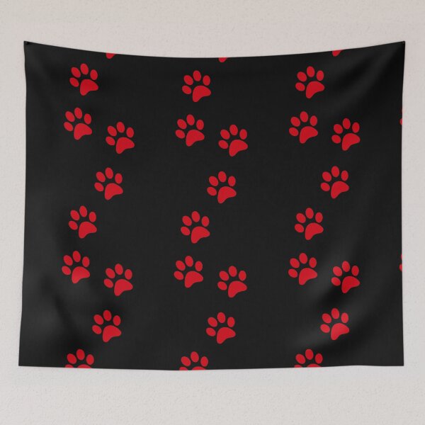 Item preview, Adorable red paws print  designed and sold by PolarBear19.
