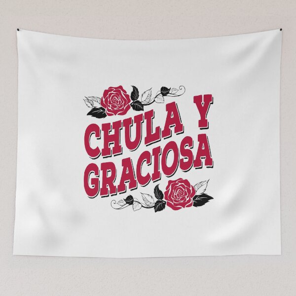 Item preview, Chula Y Graciosa Funny Spanish Phrase Vintage Design designed and sold by Bad Kitty Designz.