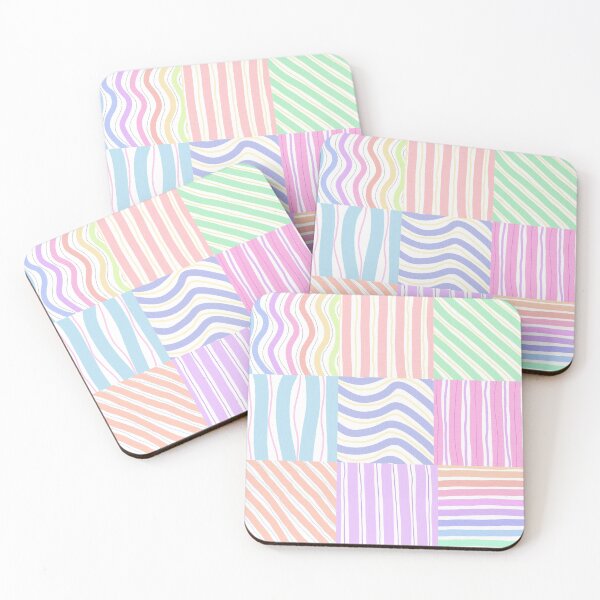 Item preview, Pastel Lines Pattern designed and sold by Printedarts.