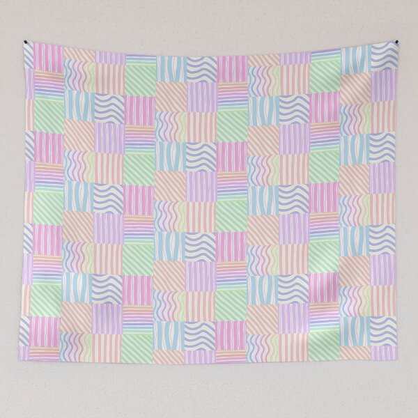 Item preview, Pastel Lines Pattern designed and sold by Printedarts.