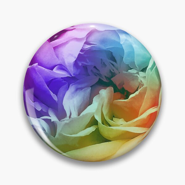 Item preview, Rainbow Rose Flower Petal Pattern designed and sold by Deborah Camp.