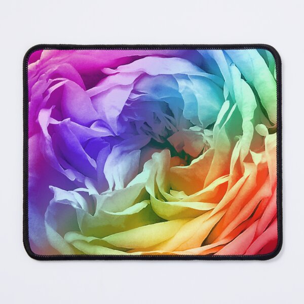 Item preview, Rainbow Rose Flower Petal Pattern designed and sold by Deborah Camp.
