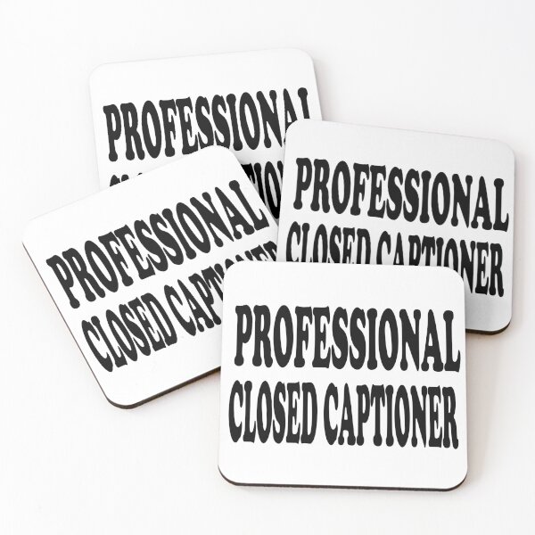 Item preview, Professional Closed Captioner designed and sold by kawoapparel.