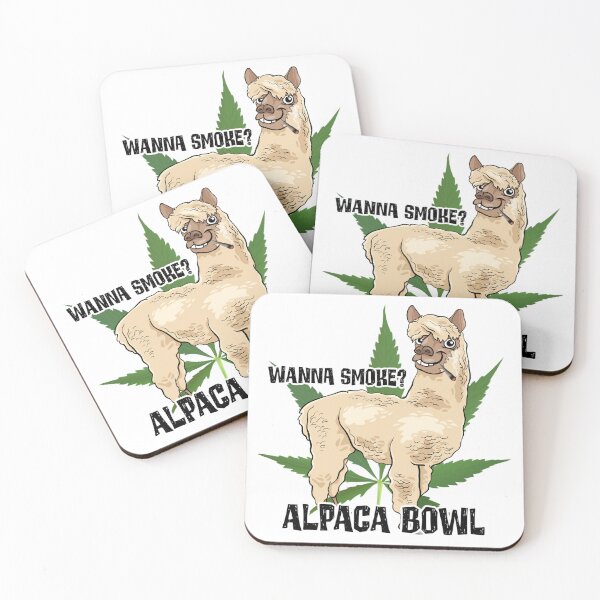 Item preview, Alpaca Bowl Stoner Leaf Herb Hippie Green Leaf  designed and sold by SGNorton.