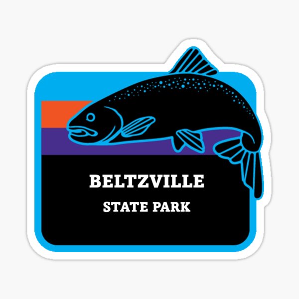 Vista previa del artículo con la obra «Parque estatal Beltzville», diseñado y vendido por Broken Antler Designs .