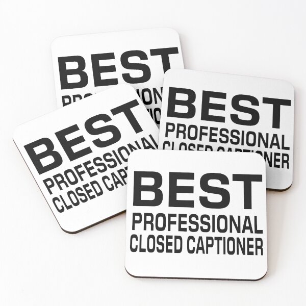 Item preview, Best Professional Closed Captioner  designed and sold by kawoapparel.