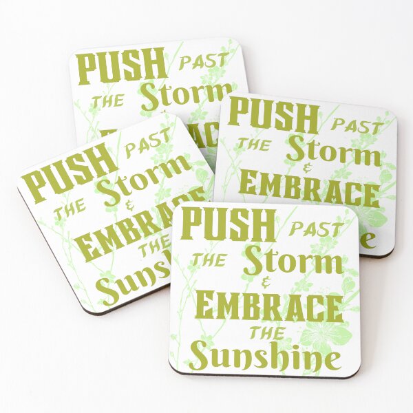 Item preview, Empowered Women Quote- Push past the Storm and Embrace the Sunshine designed and sold by AshStylz.