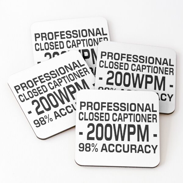 Item preview, Professional Closed Captioner  designed and sold by kawoapparel.