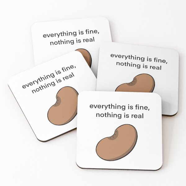Item preview, Everything is Fine Bean designed and sold by 20SidedTees.