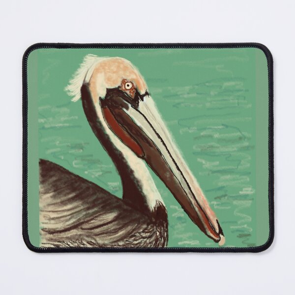 Item preview, Pelican floating on calm sea | animal decor designed and sold by NathBros.