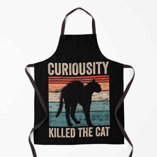 Item preview, Curiousity Killed The Cat, Funny Vintage Design For Curious designed and sold by PROMEN Creativity.