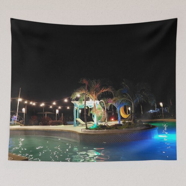 Item preview, Colorful Night with the Pool designed and sold by Majash.