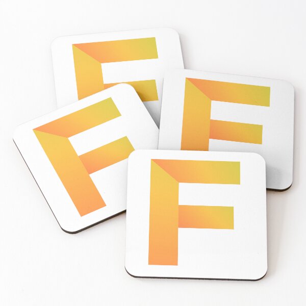 Item preview, Letter F - Alphabets + Numbers Sticker, Capital F designed and sold by LynksArts.