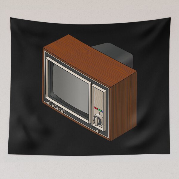 Item preview, Retro Woodgrain TV Essential T-Shirt designed and sold by MarthaMitch.