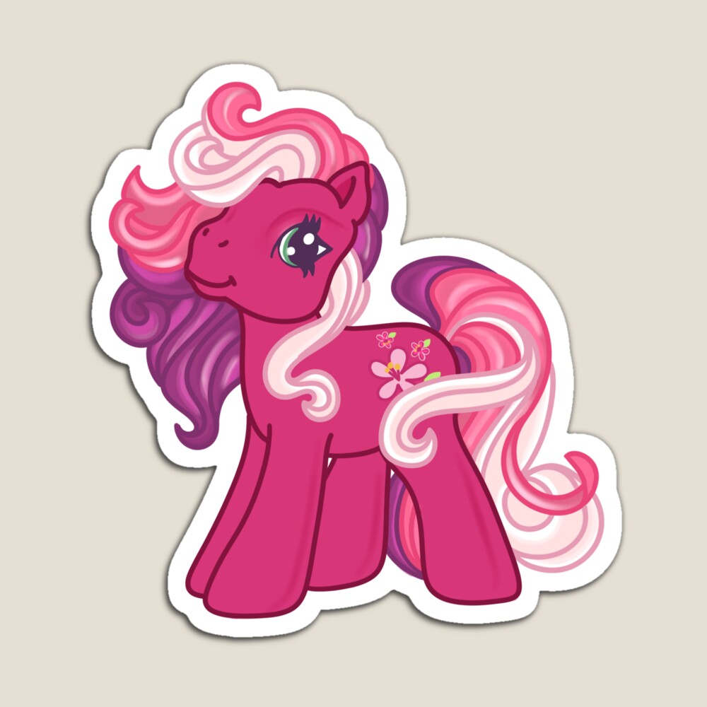 My little pony pink g3 vintage retro 80s 90s nostalgia sticker 