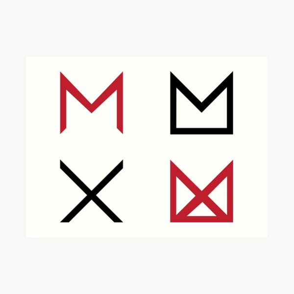 Monsta X Logo Wall Art Redbubble