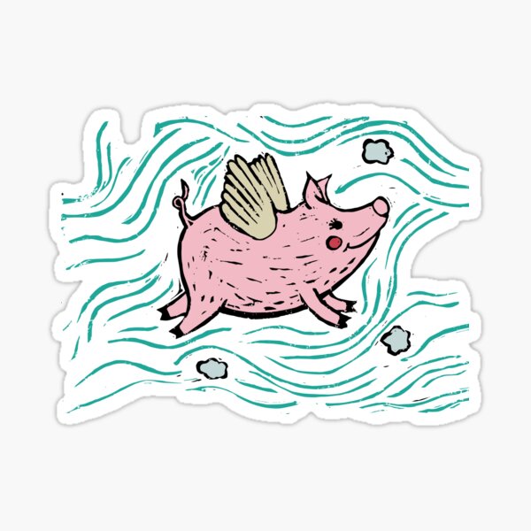 Item preview, Flying Pig designed and sold by Jacqueline Hurd.