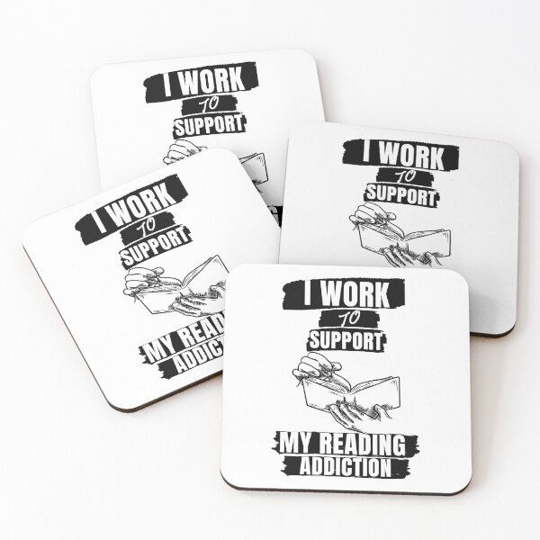 Item preview, I work to support my Reading addiction designed and sold by Innovational.