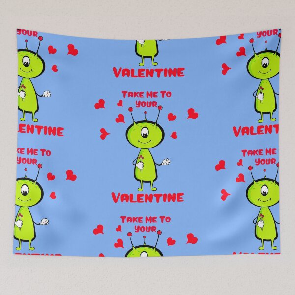 Item preview, Alien Valentine designed and sold by ArtByNabes.