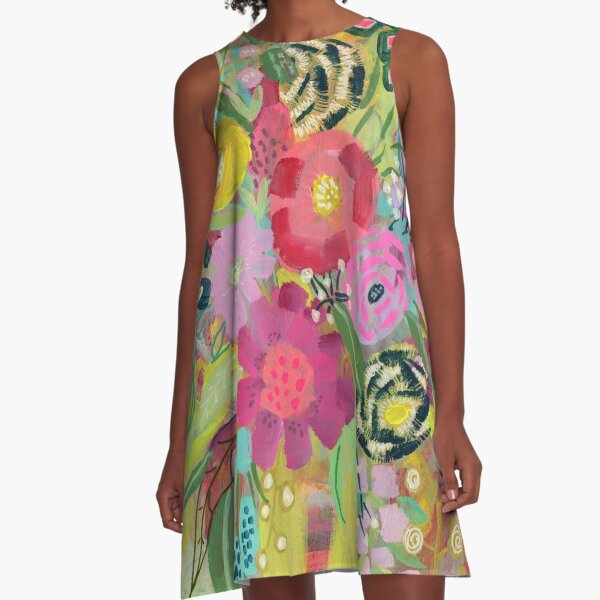 Hope Blooms A-Line Dress for Sale by Suzanne Allard