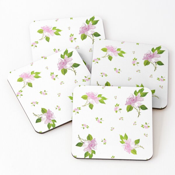 Item preview, Estampado de rosa rosa designed and sold by tomorrowsart.