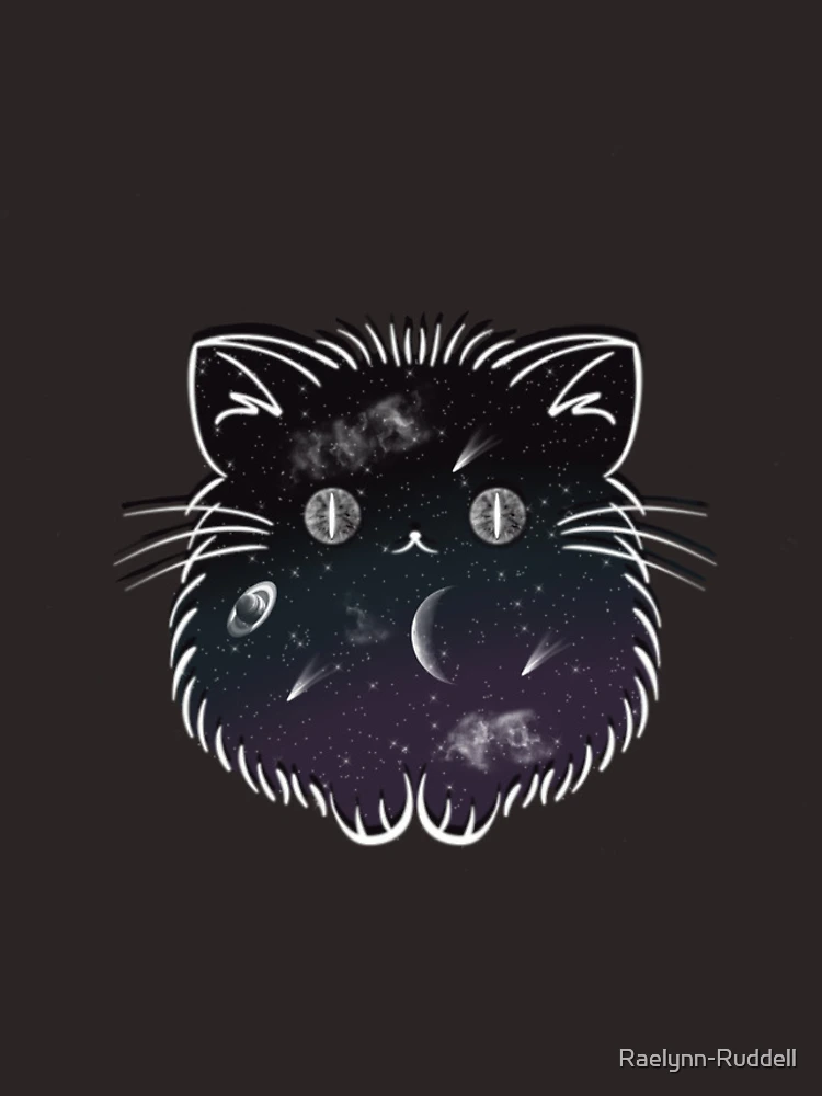 Thumbnail 4 of 4, iPhone Case, Space kitty designed and sold by Raelynn-Ruddell.