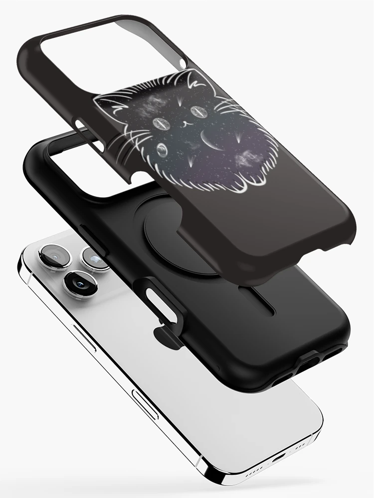 Thumbnail 2 of 4, iPhone Case, Space kitty designed and sold by Raelynn-Ruddell.