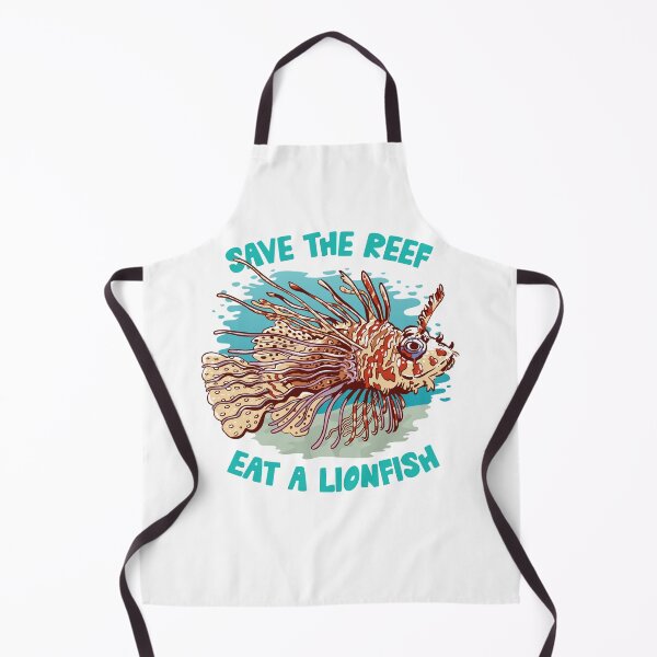 Item preview, Save The Reef Eat A Lionfish Spearfishing Art designed and sold by MrEddie10.