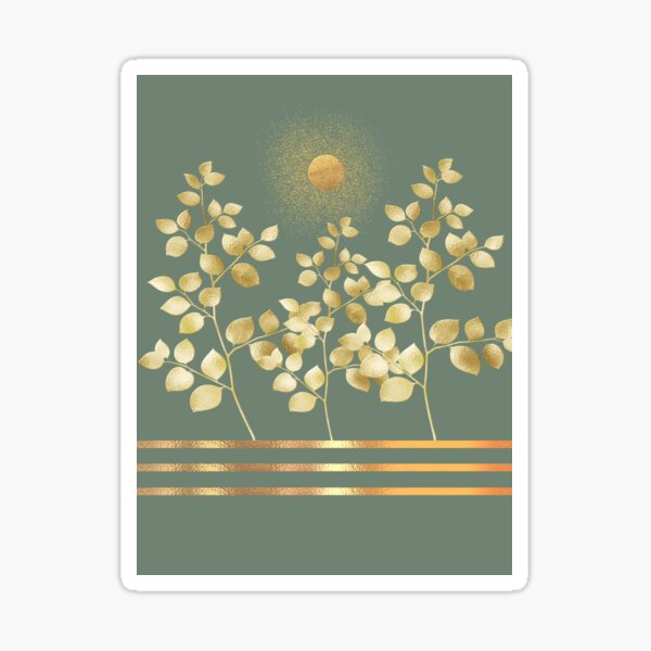 Item preview, Gold Sun Leaves designed and sold by BellaEstela.