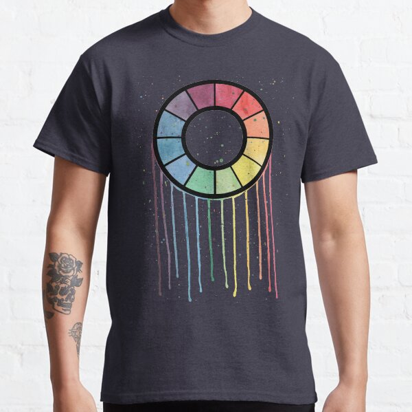 Watercolor Color Wheel Classic T-Shirt