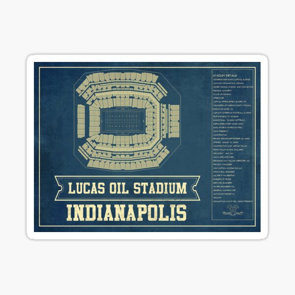 Lucas Oil Stadium Stickers for Sale