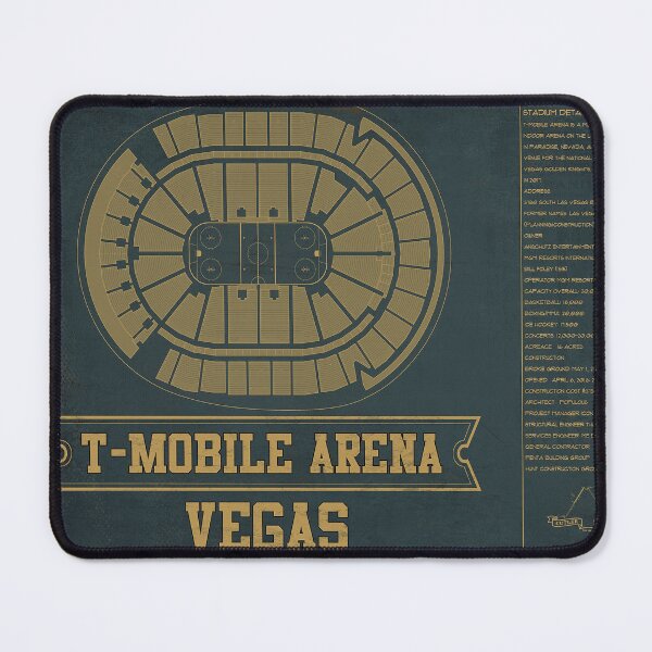 Item preview, Vegas Golden Knights T-Mobile Arena Team Color Seating designed and sold by Shagreal.