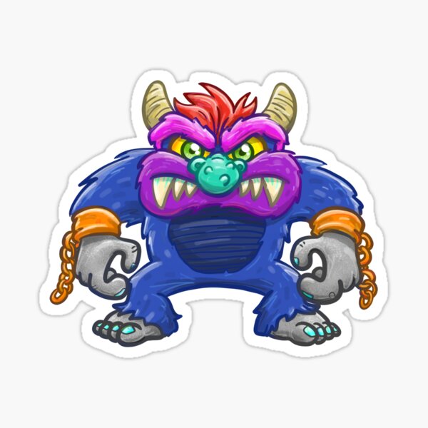 "My Pet Monster" Sticker for Sale by TCMC Redbubble