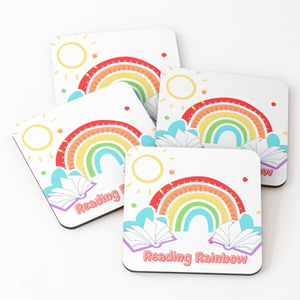 Item preview, Reading Rainbow Fan Art Books Sun Multicolor designed and sold by greeneggsandbam.