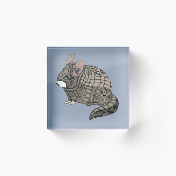 Chinchilla Acrylic Block