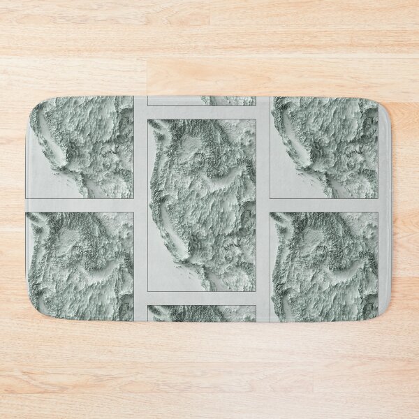 Item preview, Western United States Relief Map 3D digitally-rendered designed and sold by ThinkAboutMaps.