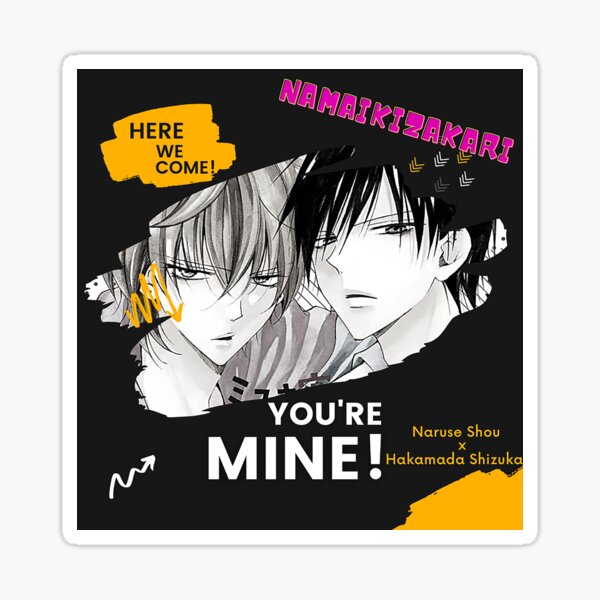 &amp;quot;Namaikizakari manga - Cheeky Brat &amp;quot;Naruse &amp; Hakamada&amp;quot;&amp;quot; Sticker by im ...