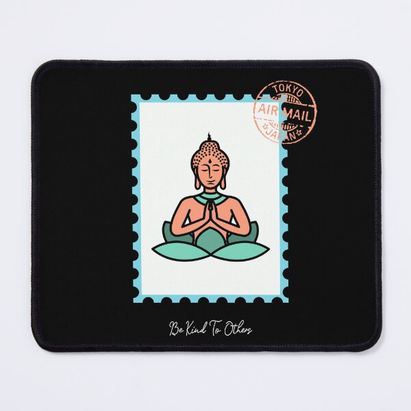 Item preview, Be Kind To Others Buddha Stamp designed and sold by darknessjeff86.