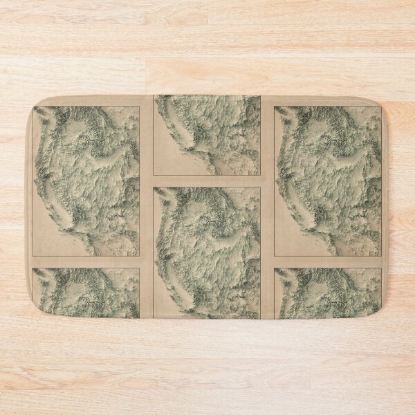 Item preview, Western United States Relief Map 3D digitally-rendered designed and sold by ThinkAboutMaps.